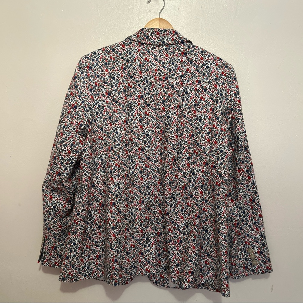 Loft Multicolor Patterned Blazer - image 8